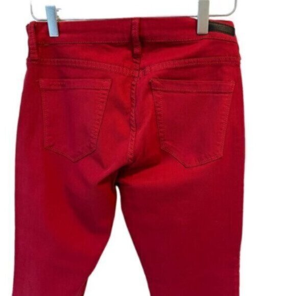 BLANKNYC | Women's Red Zipper Closure Stretch Jeans Size 30 - Picture 7 of 9